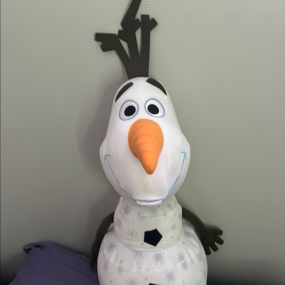 Olaf Snowman Plush with Orange Nose - Picture 3 of 8